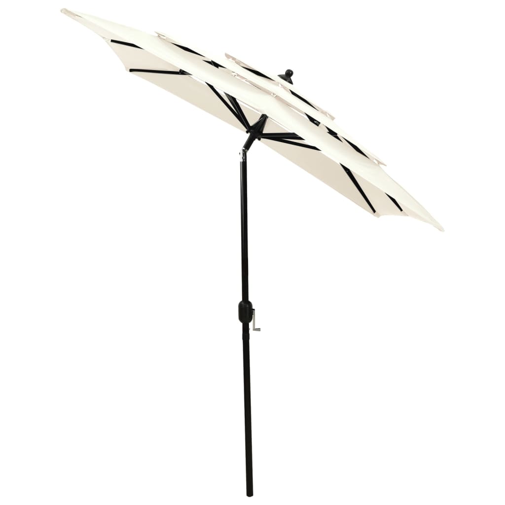 Sonnenschirm Mit Aluminium-Mast 3-Lagig N 2X2 M