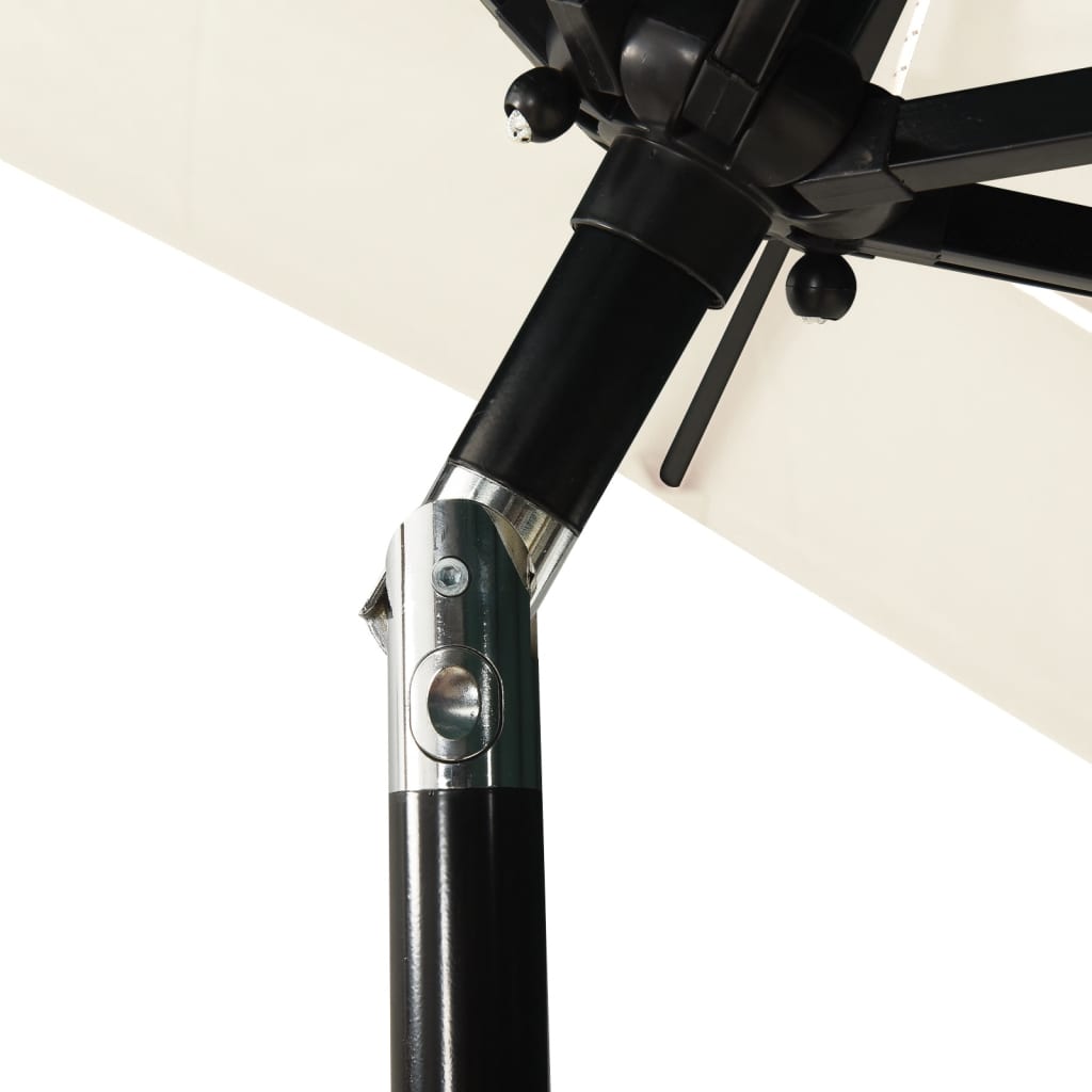Sonnenschirm Mit Aluminium-Mast 3-Lagig N 2X2 M