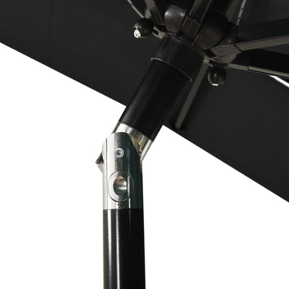 Sonnenschirm Mit Aluminium-Mast 3-Lagig 2X2 M