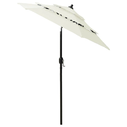 Sonnenschirm Mit Aluminium-Mast 3-Lagig 2 M