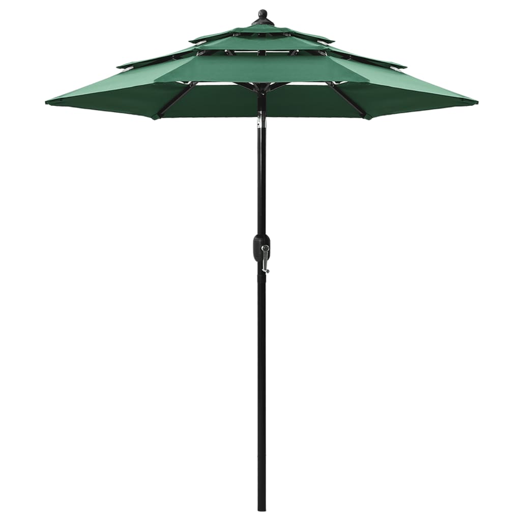 Sonnenschirm Mit Aluminium-Mast 3-Lagig 2 M