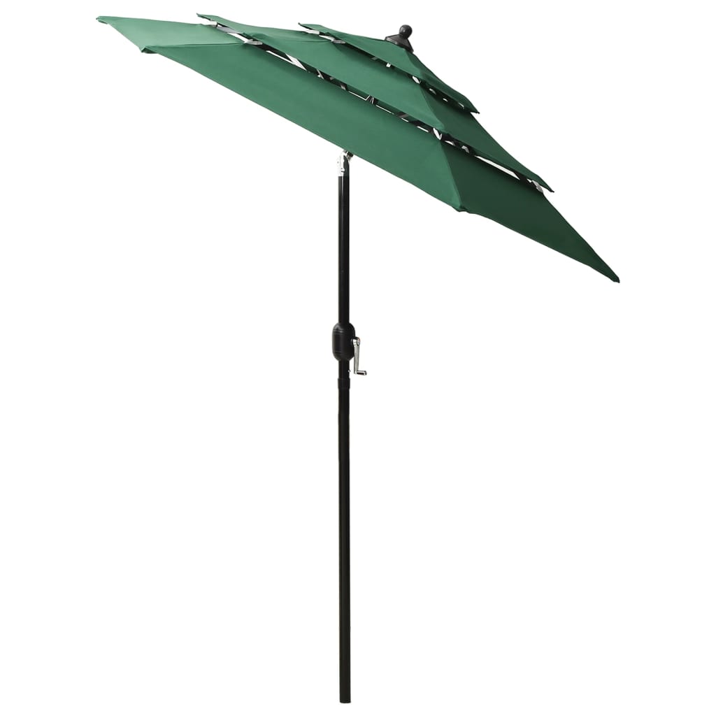 Sonnenschirm Mit Aluminium-Mast 3-Lagig 2 M