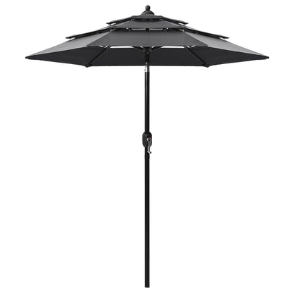 Sonnenschirm Mit Aluminium-Mast 3-Lagig 2 M
