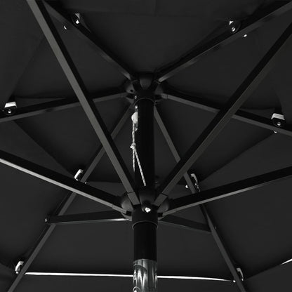 Sonnenschirm Mit Aluminium-Mast 3-Lagig 2 M