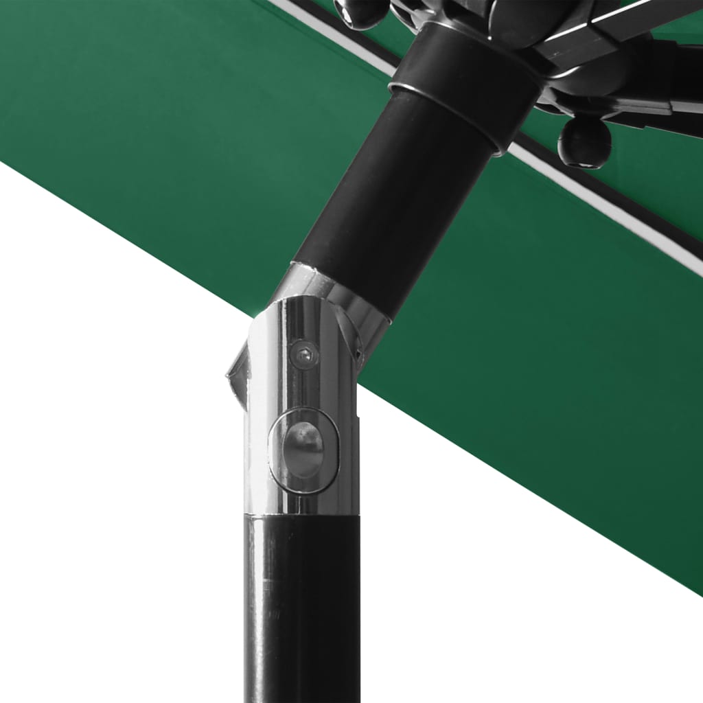 Sonnenschirm Mit Aluminium-Mast 3-Lagig 3 M