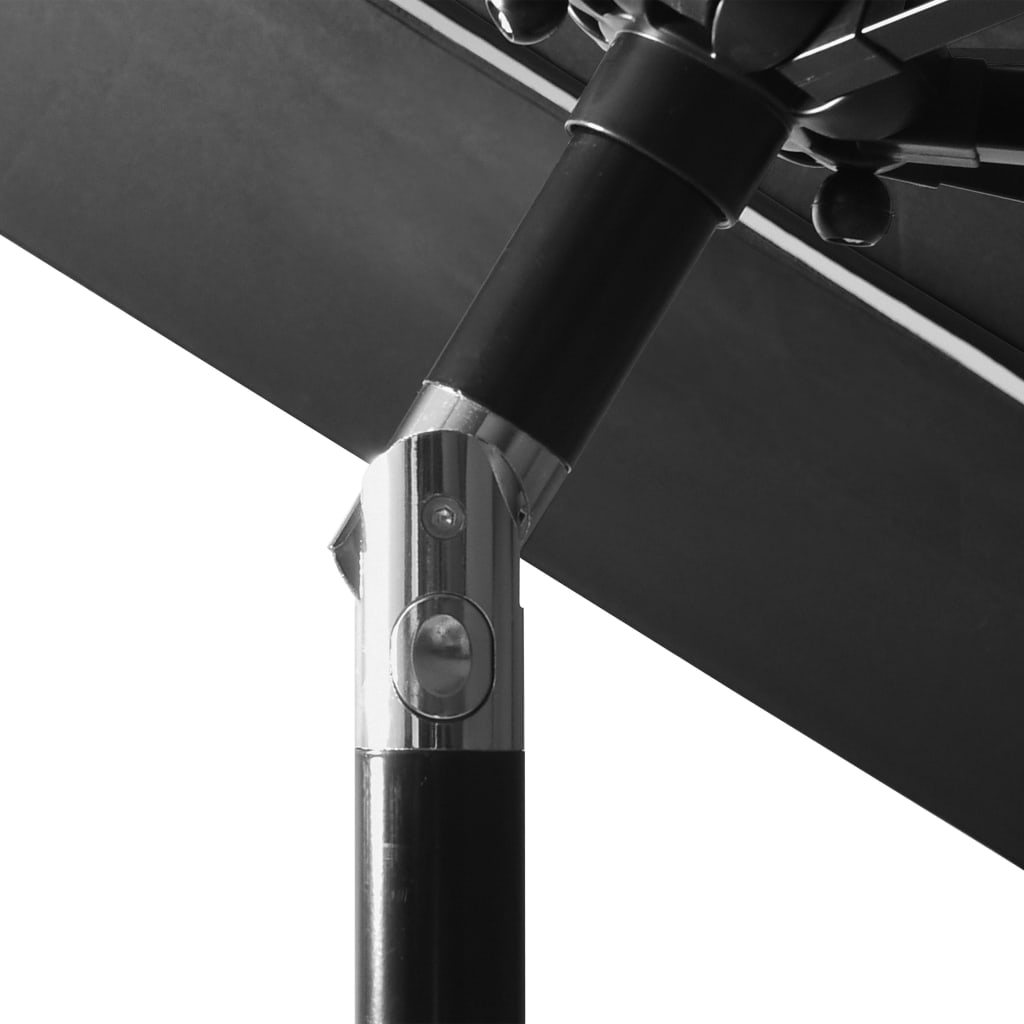 Sonnenschirm Mit Aluminium-Mast 3-Lagig 3 M