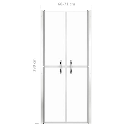 Duschtür Transparent Esg 71X190 Cm