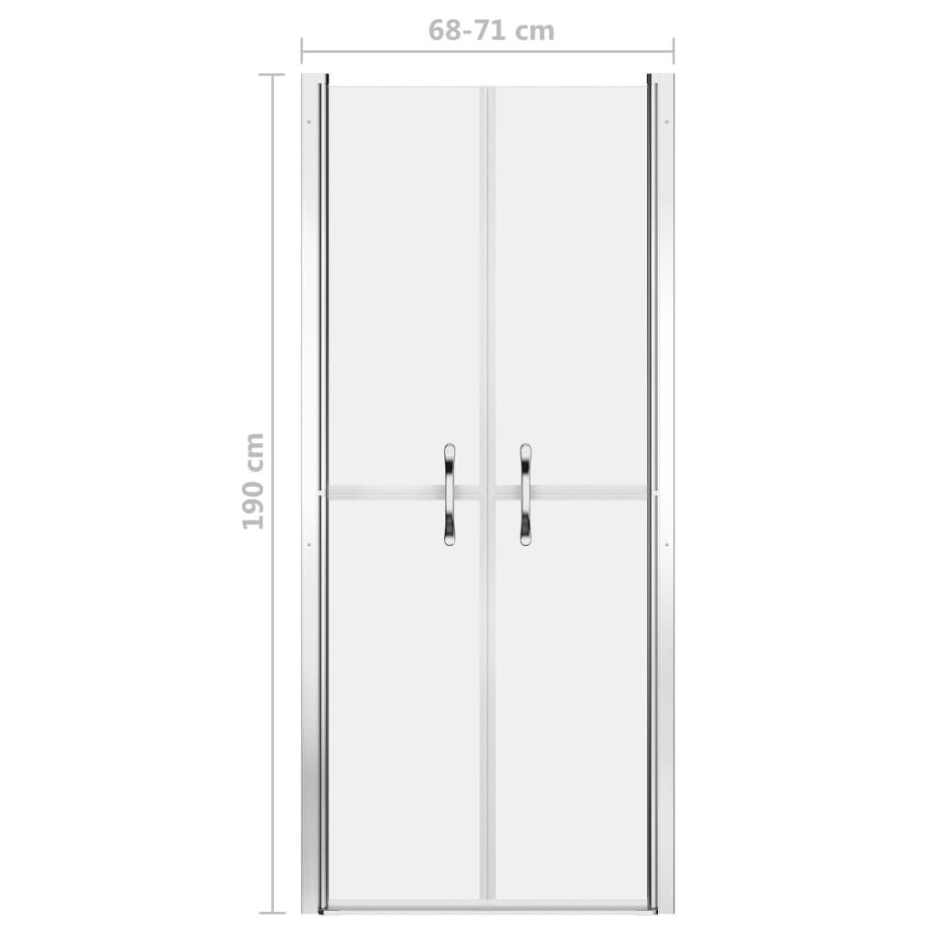 Duschtür Matt Esg 71X190 Cm