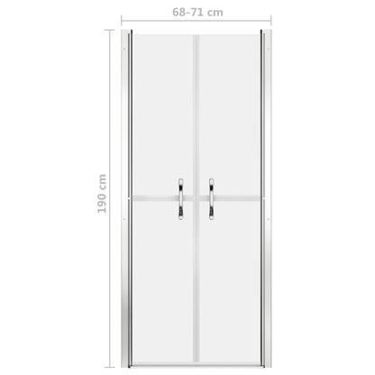 Duschtür Matt Esg 71X190 Cm