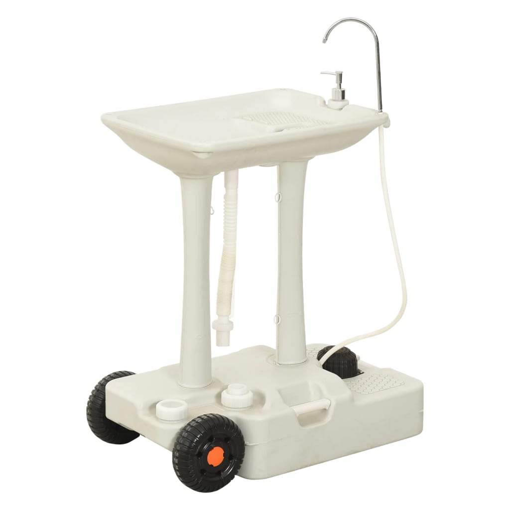 Camping-Handwaschbecken Mit Spender 35 L Grau