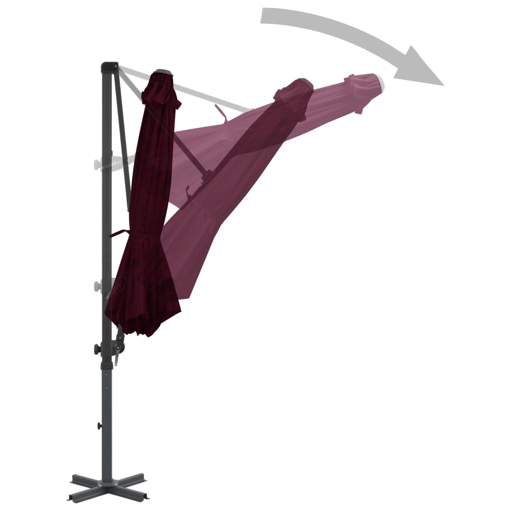 Ampelschirm Mit Aluminium-Mast 300 Cm