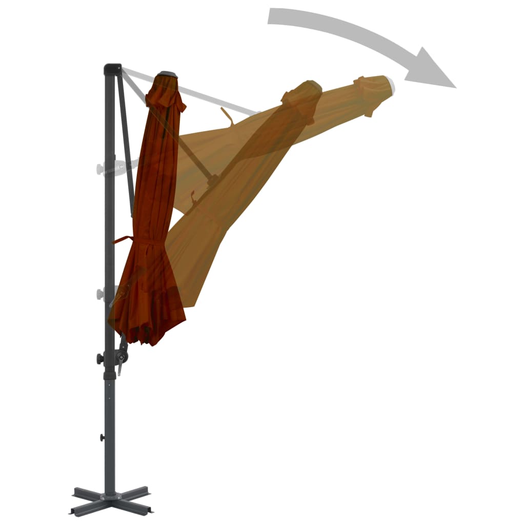 Ampelschirm Mit Aluminium-Mast 300 Cm