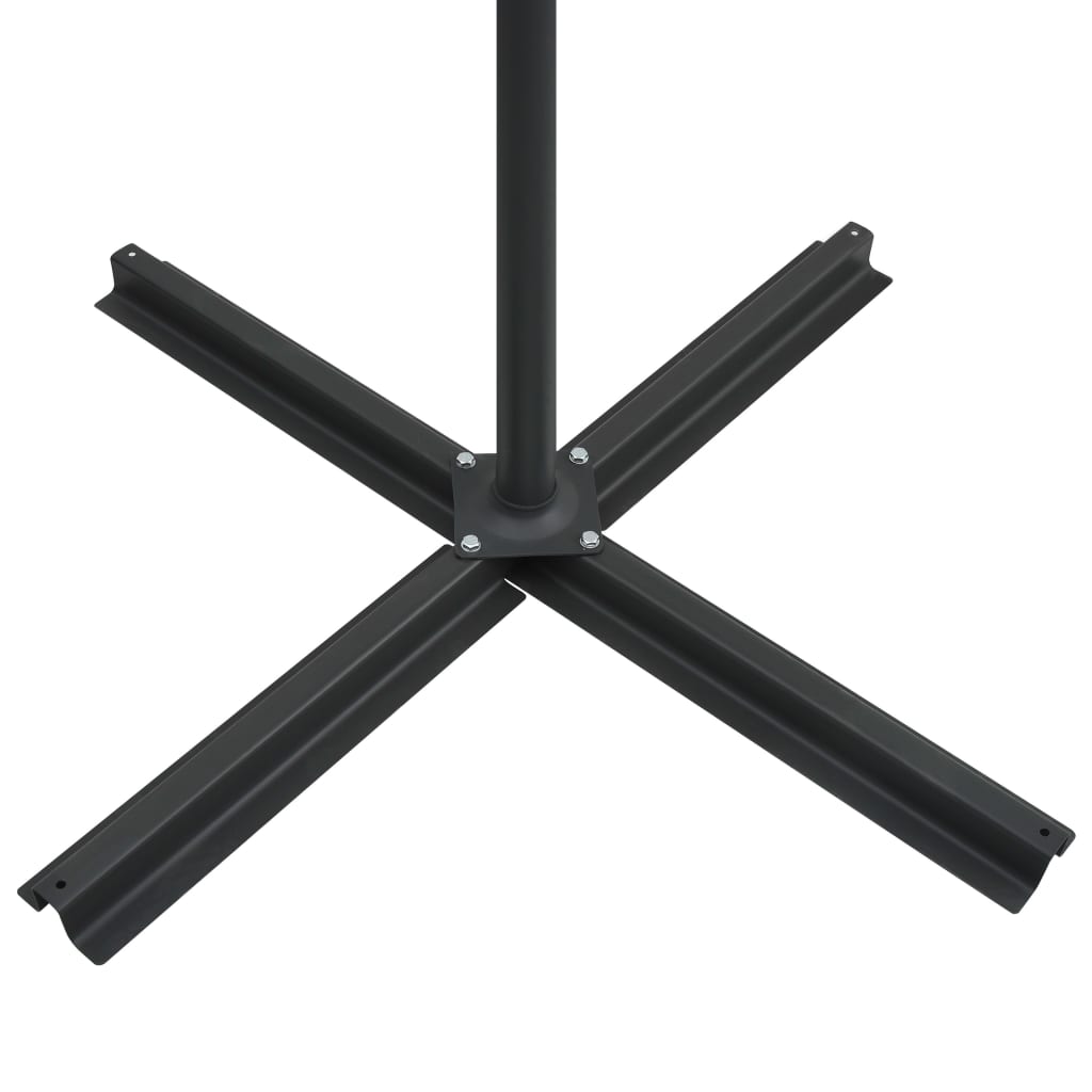 Ampelschirm Mit Led-Beleuchtung 250X250 Cm Terrakotta