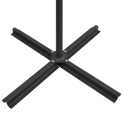 Ampelschirm Mit Led-Beleuchtung 250X250 Cm Terrakotta