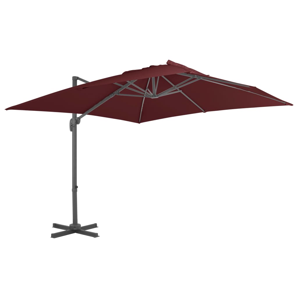 Ampelschirm Mit Aluminium-Mast 4X3 M