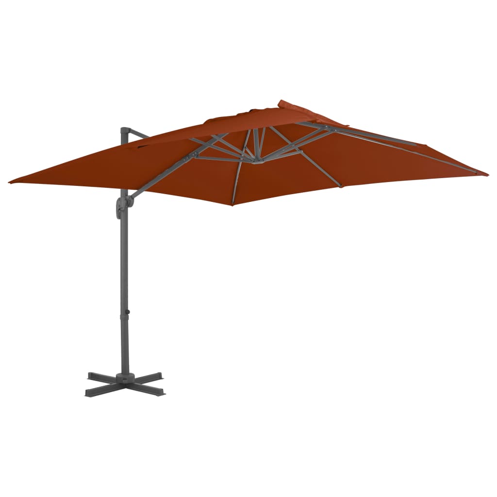 Ampelschirm Mit Aluminium-Mast 4X3 M