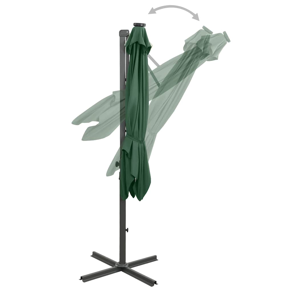 Ampelschirm Mit Led-Beleuchtung 250 Cm