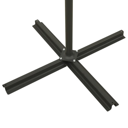 Ampelschirm Mit Led-Beleuchtung 300 Cm Sandweiß