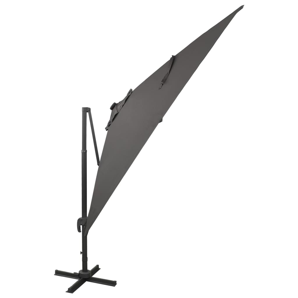 Ampelschirm Mit Led-Beleuchtung 300 Cm