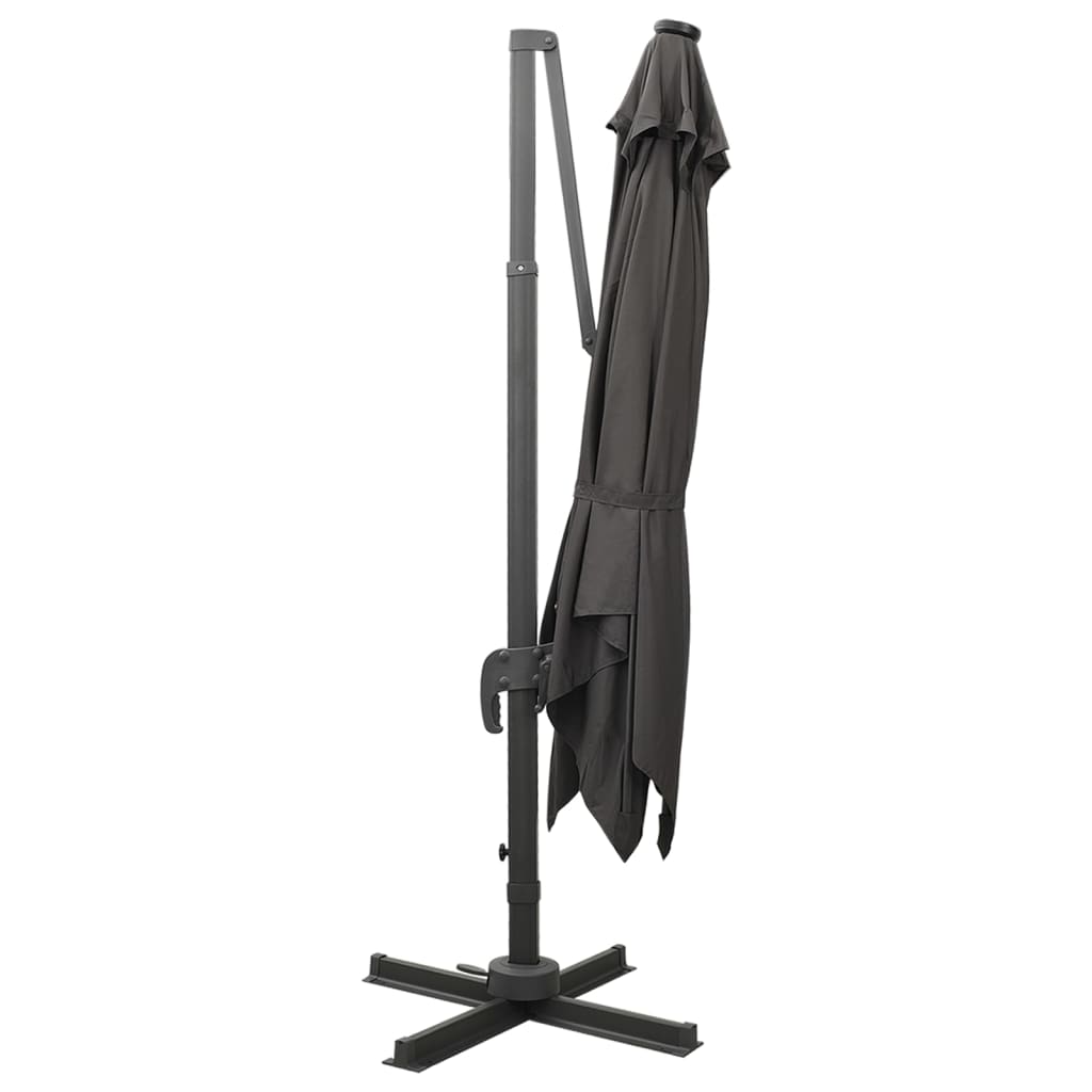Ampelschirm Mit Led-Beleuchtung 300 Cm