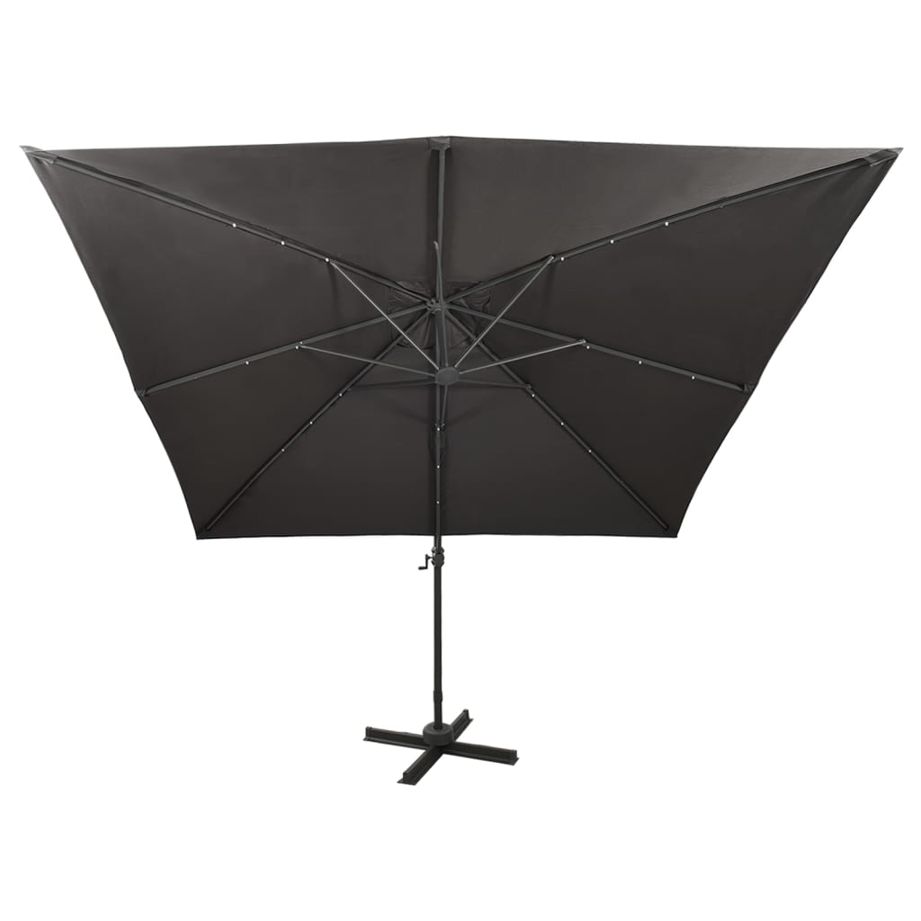 Ampelschirm Mit Led-Beleuchtung 300 Cm