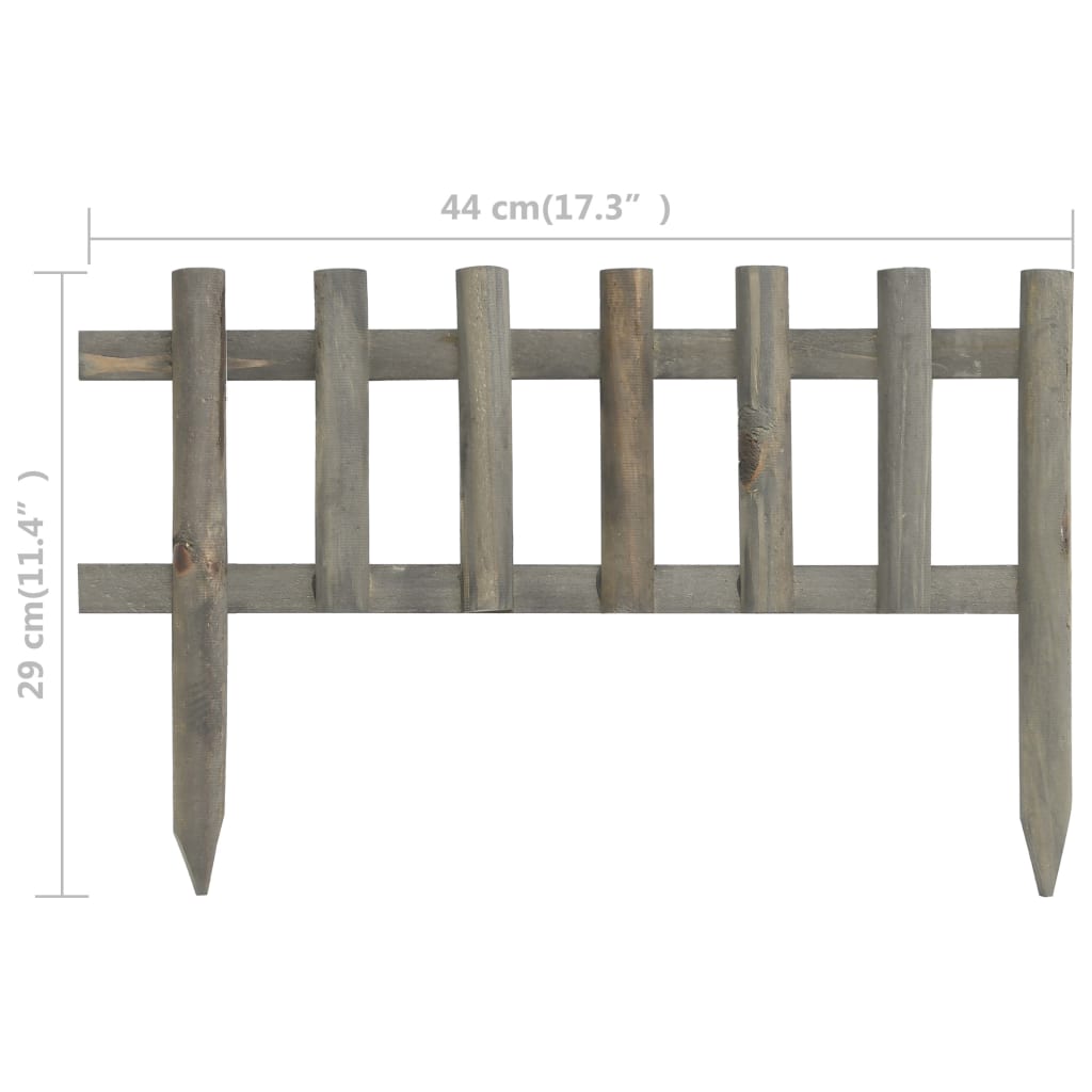 Rasenkanten 10 Stk. Tannenholz 4,4 M