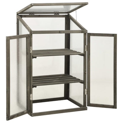 Gewächshaus 60X45X100 Cm Tannenholz