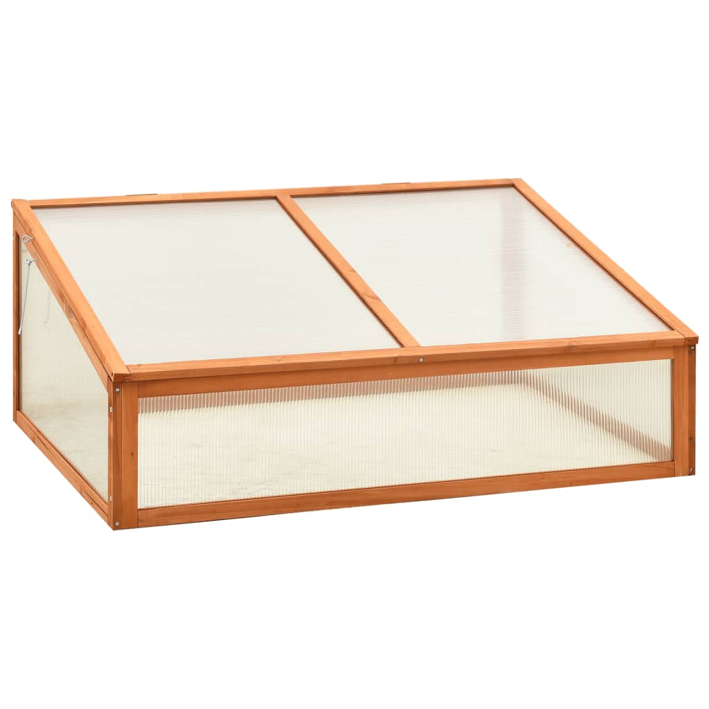 Gewächshaus 100X65X40 Cm Tannenholz