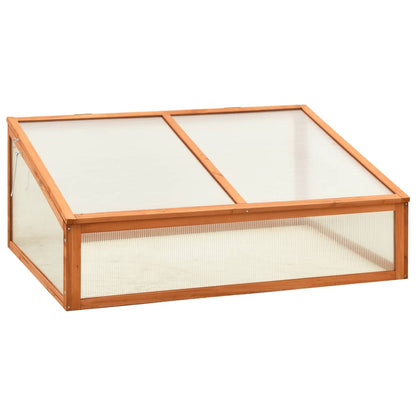Gewächshaus 100X65X40 Cm Tannenholz