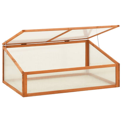 Gewächshaus 100X65X40 Cm Tannenholz