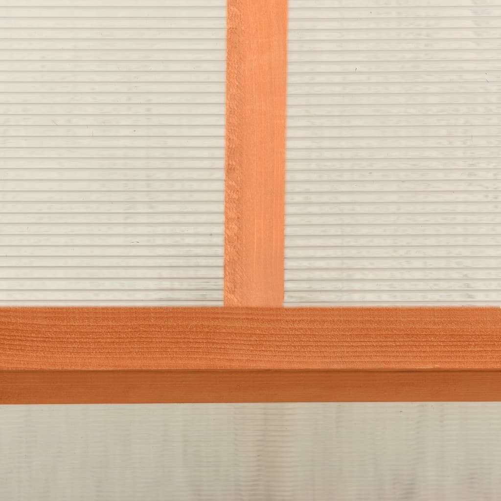Gewächshaus 100X65X40 Cm Tannenholz
