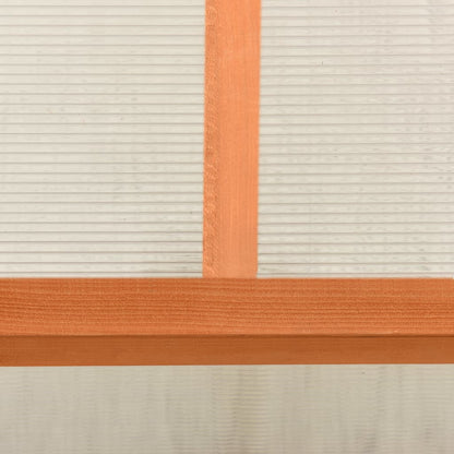 Gewächshaus 100X65X40 Cm Tannenholz