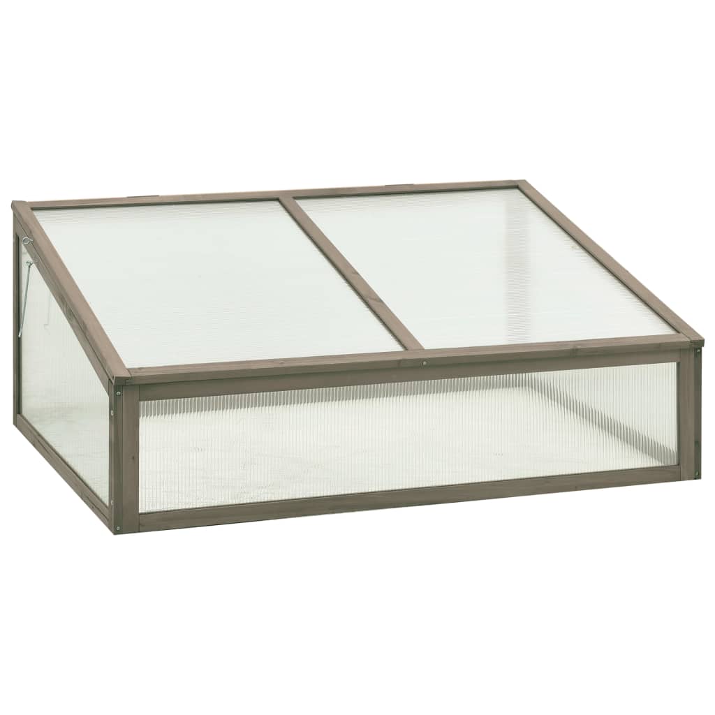 Gewächshaus 100X65X40 Cm Tannenholz