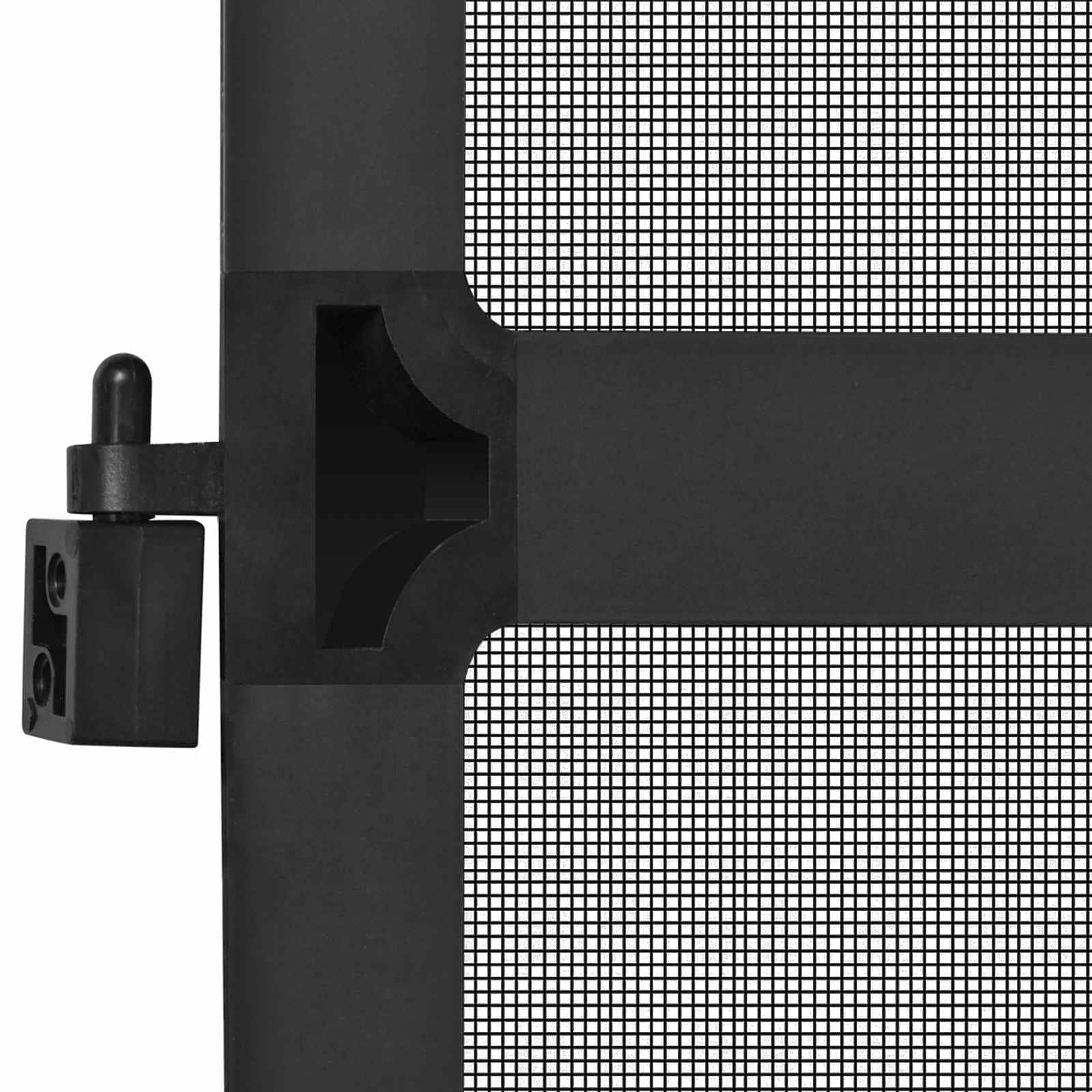 Schwenk-Insektenscreen Und Schwarz