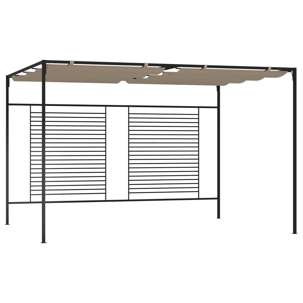 Pavillon Mit Ausziehbarem Dach 3X4X2,3 M 180 G/M²