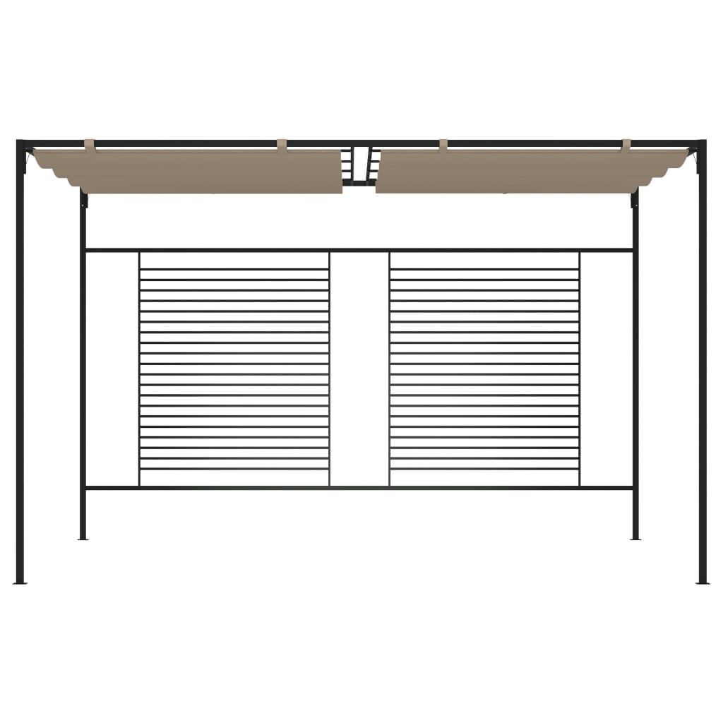 Pavillon Mit Ausziehbarem Dach 3X4X2,3 M 180 G/M²