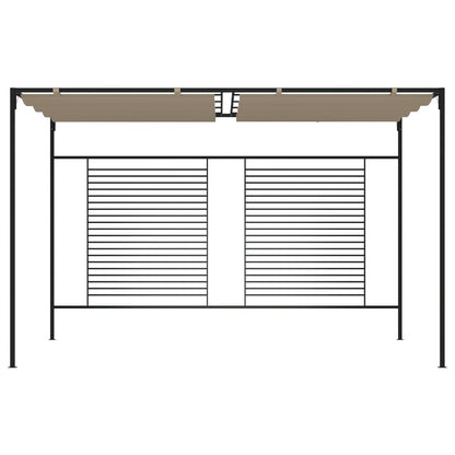Pavillon Mit Ausziehbarem Dach 3X4X2,3 M 180 G/M²