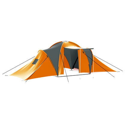 Campingzelt 9 Personen Stoff Blau/Grün