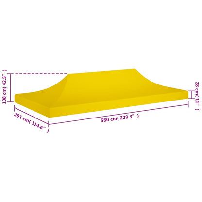 Partyzelt-Dach 6X3 M 270 G/M²