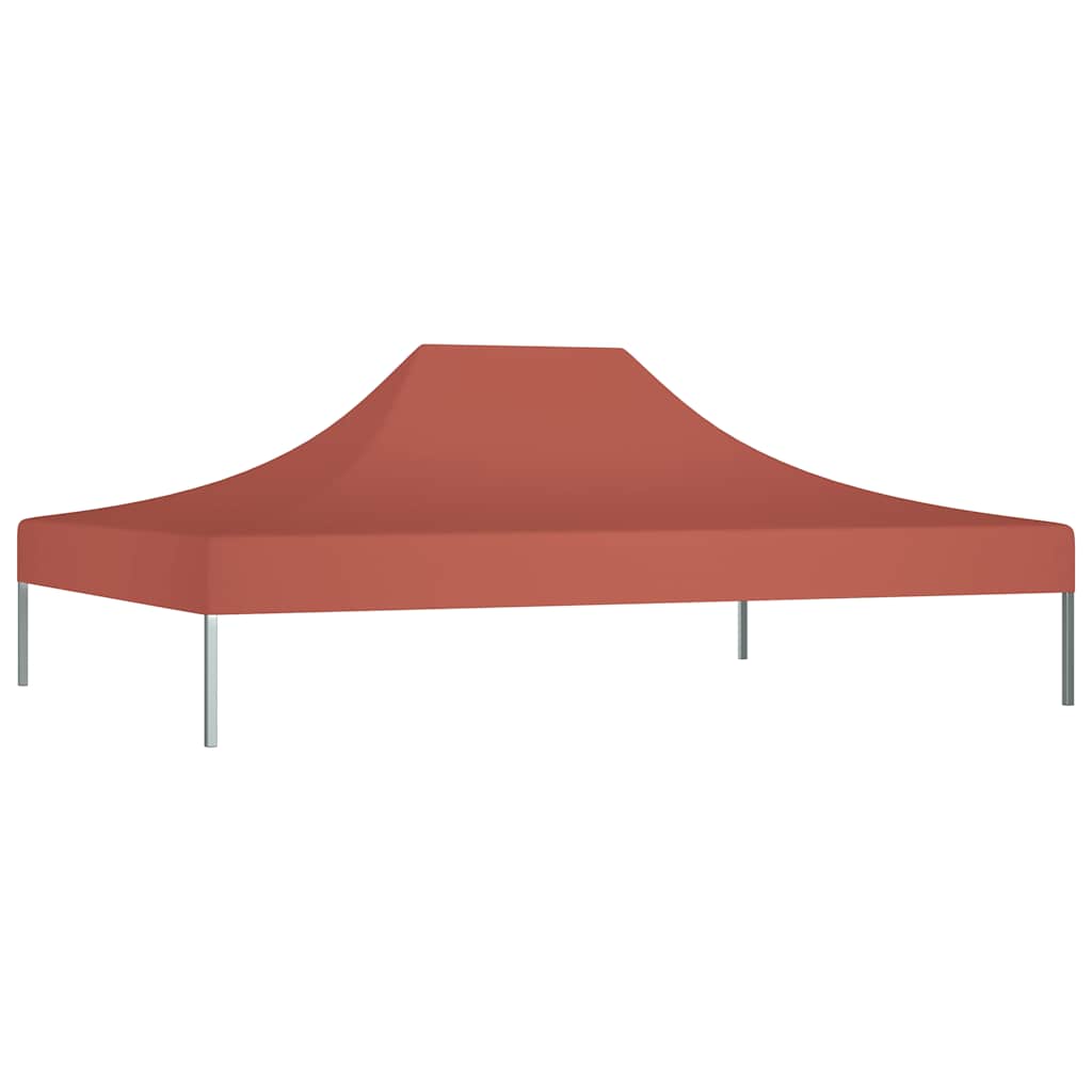 Partyzelt-Dach 4X3 M -Rot 270 G/M²