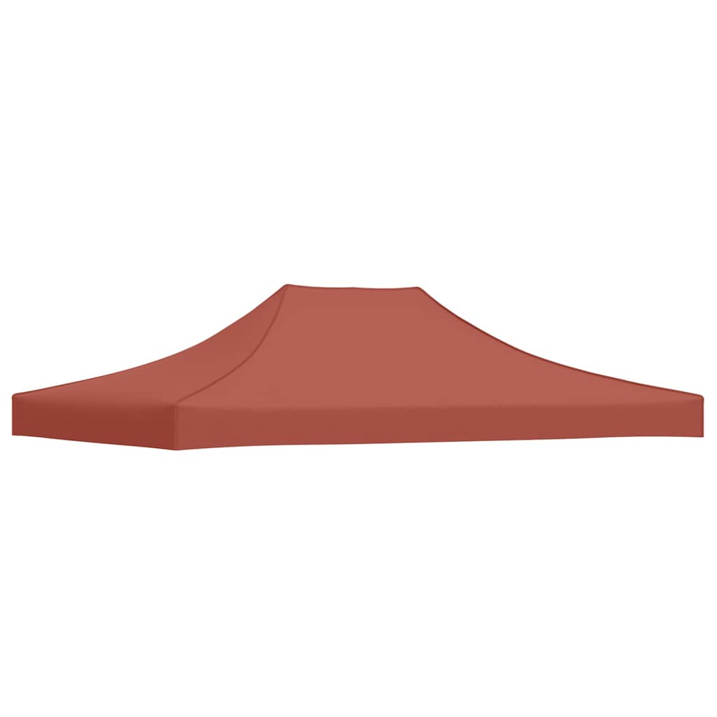 Partyzelt-Dach 4,5X3 M -Rot 270 G/M²
