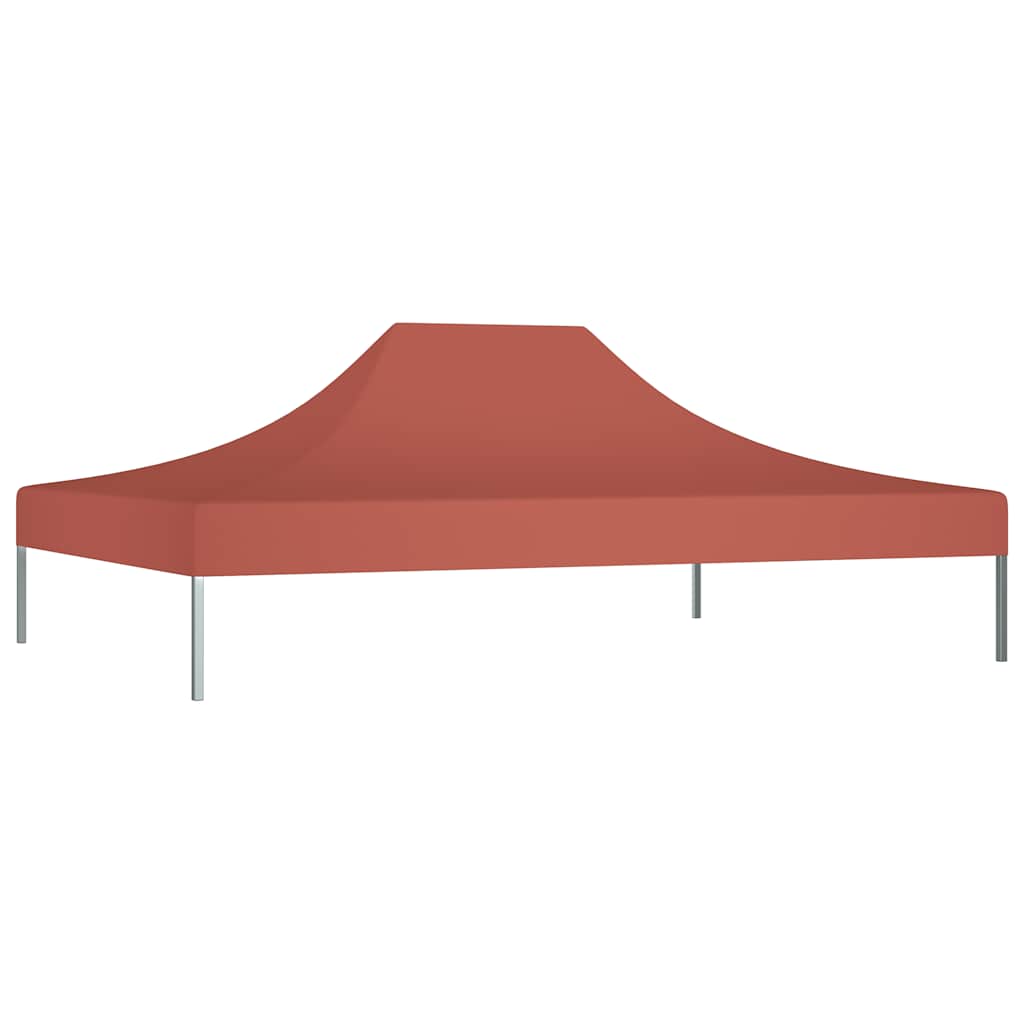 Partyzelt-Dach 4,5X3 M -Rot 270 G/M²