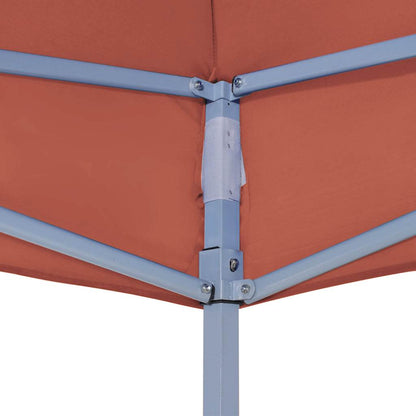 Partyzelt-Dach 4,5X3 M -Rot 270 G/M²