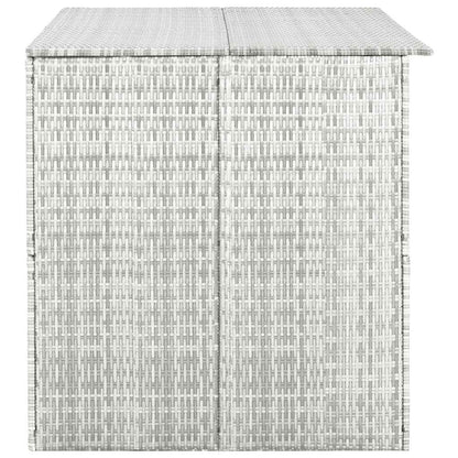 Garden-Auflagenbox Hellgrau Poly Rattan