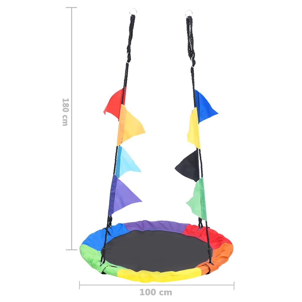 Schaukel Mit Fahnen Regenbogen 100 Cm