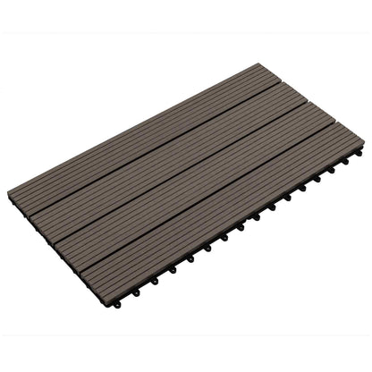 Terrassenfliese 6 Pcs 60 X 30 Cm Wpc
