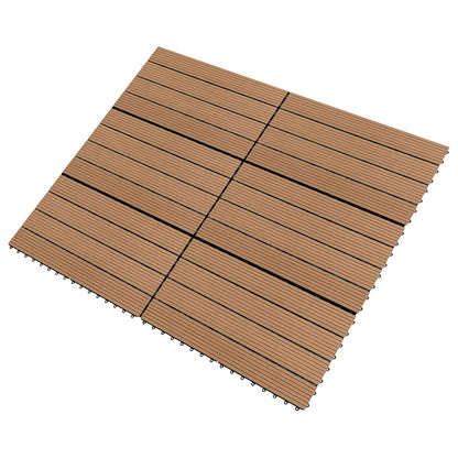 Terrassenfliese 6 Pcs 60 X 30 Cm Wpc