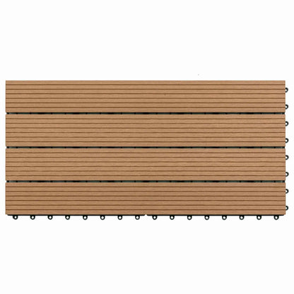 Terrassenfliese 6 Pcs 60 X 30 Cm Wpc