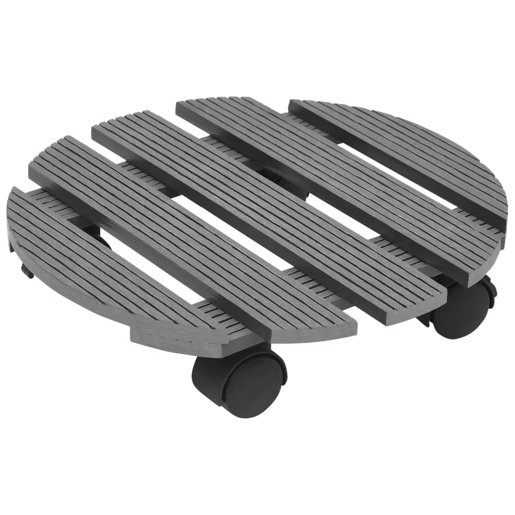 Pflanzenroller 2 Stk. Ø30X7,5 Cm Wpc