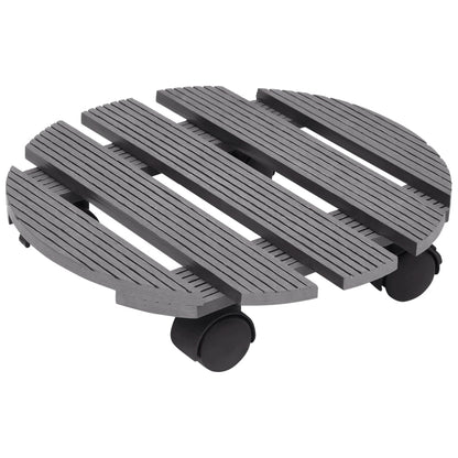 Pflanzenroller 2 Stk. Ø30X7,5 Cm Wpc